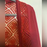⭐️Boutique Annianna burgundy red open Cardigan medium Photo 5