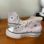 Converse  Chuck Taylor All Star Lift Platform Seasonal Pale Amethyst Sneaker Shoe Photo 5