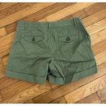 Banana Republic  Size 4 City Chino Cuffed Olive Green Shorts short summer spring Photo 4