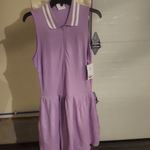 Sage Collective Pro Shop Tennis Dress With Built In Shorts Size L Purple Size L Photo 5