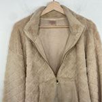 No Boundaries  Faux Fur Pullover Sweatshirt Long Sleeve 1/2 zipper XXL Photo 7
