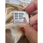 Brunello Cucinelli Womens Tweed Skirt Gold Trim Made‎ in Italy Size 4 Photo 6