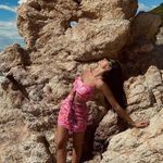 Tiger Mist  | Aurelie Cutout Dress | Pink Swirl | Barbie | XS Photo 2