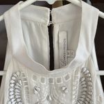 Lovers + Friends EUC Your Girl Ivory Beaded Romper Size Medium Photo 4