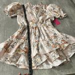 Buddy love Clementine Floral Blush and Mustard Mini Dress size XS  Photo 6