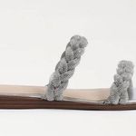 Sam Edelman Inette Metalllic Silver Slide Sandal Size 8M 💛 Photo 1