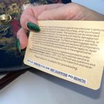 Patricia Nash Florentine Satchel Handbag Blue Horse Rider Print Leather Photo 8