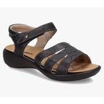 Romika shoes Germany Orthotic friendly comfort leather Sandals Romika Ibiza 111 Black Size 10 Photo 4