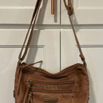 Stone Mountain USA Brown Leather Shoulder Bag Hobo Purse Multiple Pockets bag Photo 0