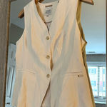 Scotch & Soda  Ivory Vest Blouse Size Medium NWT Photo 0