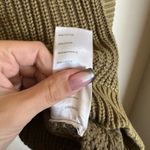 Anthropologie  Maeve Mackenzie Chunky Knit Sweater Top Size Small Moss Green Photo 5