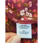 Crystal Doll Womens Dress Sz XS Floral Off Shoulder Smocked High Low Bohowestern Photo 9