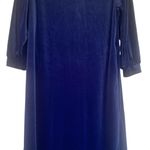 Vintage Jasmine Rose Glamorous Robe 1164 Blue Size L Photo 4