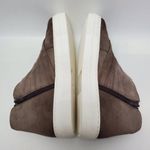 Valentina Rangoni Womens Serafina High Top Sneakers Shoes Taupe Size 8M New Brown Photo 4