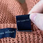 Northern Isles vintage linen ramie open knit chunky sweater in terracotta size M Size M Photo 9