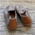 UGG  Tan Slip-On Loafers with Suede Texture Photo 5