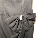 Vintage Black Bustier Cocktail Dress with Rhinestone Bow Size 8 / M Size M Photo 2