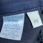 Rag and Bone Raja Midnight Blue Skinny Embroidered Low Waist Denim Jeans Pants 25 Photo 5