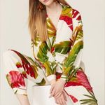 Farm Rio Spring Forest Jumpsuit Leaves Jungle Rainforest Tropical Floral Size L Photo 1