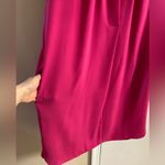 Vince  shift tunic mini dress fuschia sleeveless with pockets Medium Photo 6