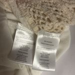 Democracy  Crochet Lace embroidery Boho Blouse top front tie sz L oversized Photo 11