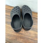 Crocs Classic Platform Clogs Chunky Black Women Size 9 Goth Minimal Comfort Photo 3