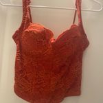 New With Tag Reoria Bralette Size M Orange Size M Photo 0