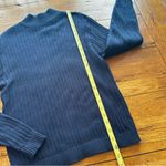 Pendleton  Navy Ribbed Long Sleeve Turtleneck Sweater Size Medium Great C… Photo 3