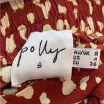 Princess Polly ✨ Polly Red Ruffle Tie-Front Leopard Print Skirt✨ Photo 4