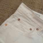 Gap  White Low Rise Stride Denim Jean Shorts Cutoff Distressing size 10 / 30 Photo 3