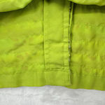 Life Style Raw Ribbon Ruffle Green & Pastel Shirt Button Front Fringe Colorful L Size L Photo 6