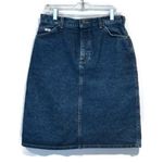 Lee Vintage Cotton Denim Skirt Made in the USA Photo 5