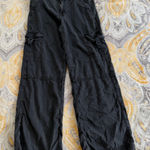 American Eagle  Outfitters Super High Rise Baggy Wide Leg Cargos size 0 Photo 0