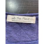 Free People We The  Trapeze Top Blue Oversized Small‎ Relaxed Beachy Boho Swing Photo 4
