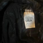 Fresh Produce  Black and Gray Patterned Short Sleeve Ruched Sides Top Size Medium Photo 3