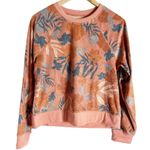 l*space L* Hayes Pink Floral Print Crewneck Pullover Sweatshirt Size Small Photo 9
