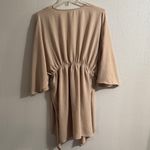 Beige Draped V Photo 6
