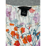 Ann Taylor Women's  Floral blouse Size M White Multi Photo 1