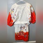 Anthropologie NEW Women's Clemence Dip Dyes Embroidered Floral Dress Size 4 Photo 1