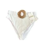 Show Me Your Mumu Bahamas Belted Bottom Ivory Rib Scrunch XS NWT Photo 2