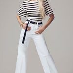 J.Crew Women’s Wide-leg Denim Trouser Denim Pant in White Size 32 NWT Photo 4