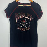 Harley Davidson Pirate studded bling biker t Photo 0