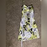 Sara Michelle Floral Cowl Neck Satin Slip Maxi Dress NWT Yellow Size M Photo 3