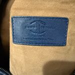 Jennifer Tattanelli Navy Intreccio Woven‎ Leather Tote Bag Blue Slouchy Hobo Black Photo 7