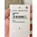 Good American NWT  High Waisted Wide-Leg Skate Trouser Pants Postal Khaki 0 / 25 Photo 5