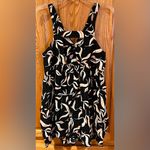 Anthropologie Hei Hei Palma Print Button Front Open Back Romper Black Size Small Photo 10