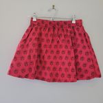 Madewell  Red Floral Medallion Printed Cotton Skirt Photo 0
