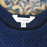 Charming Charlie 's Blue Knit Tank Top Medium Photo 2