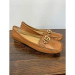Michael Kors Womens Slip On Leather Flat Shoe Tan Size 10 Photo 7