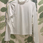 Hem & Thread  White Jeweled Long Sleeve Top Photo 0